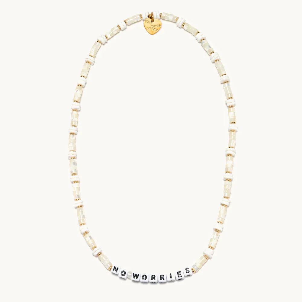 Little Words Project No Worries Necklace - Beach Days.