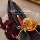 "Light the way a glowing touch of charm." The Nora Fleming Light The Way mini platter ornament.