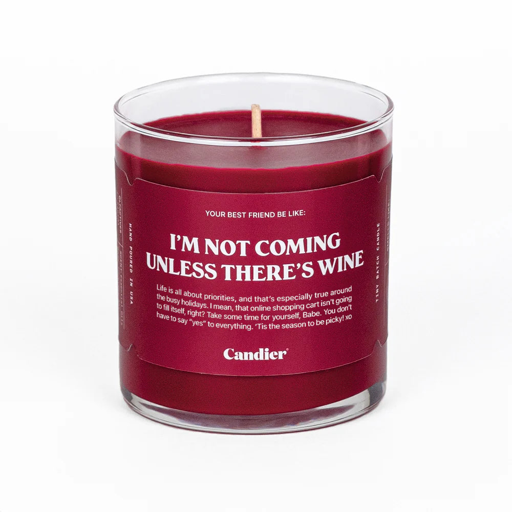 Caindner Candles Not Coming Unless There's Wine Candle