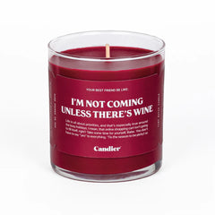 Caindner Candles Not Coming Unless There's Wine Candle