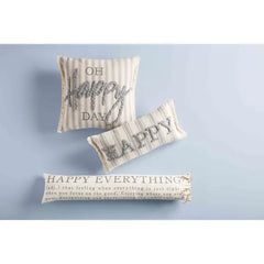 Mud Pie Oh Happy Day Tufted Pillow