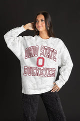 Ohio State Whiteout Camo Crewneck