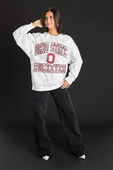 Ohio State Whiteout Camo Crewneck