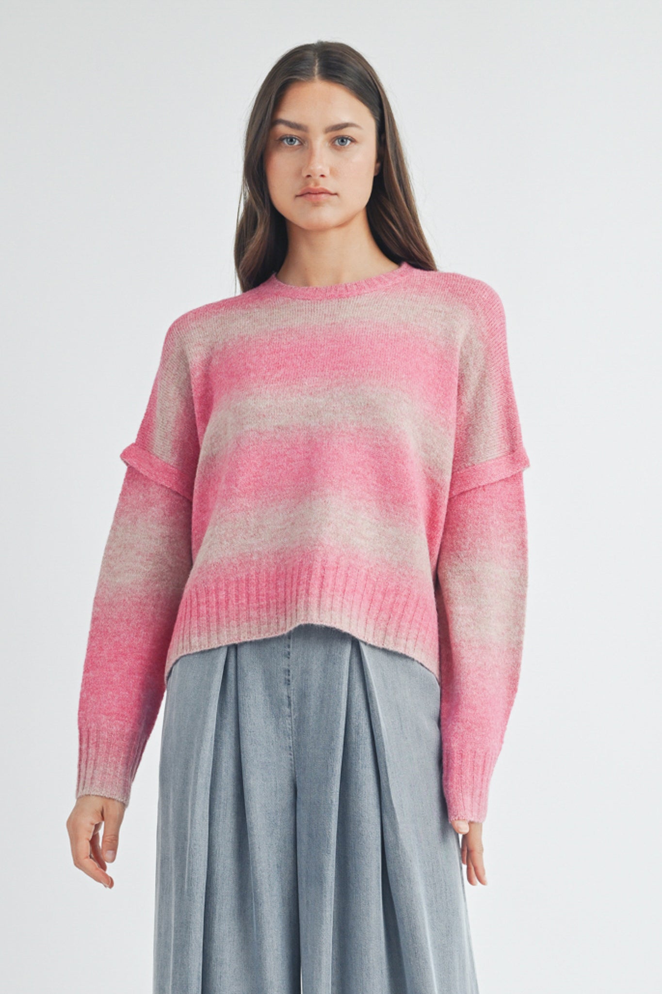 Penelope Brushed Striped Sweater