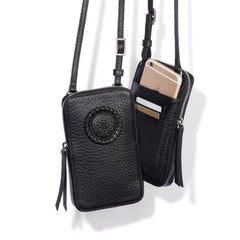 Black Ferrara Zip Around Phone Organizer