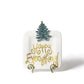 Medium Flare Plate Stand - Gold Plate View