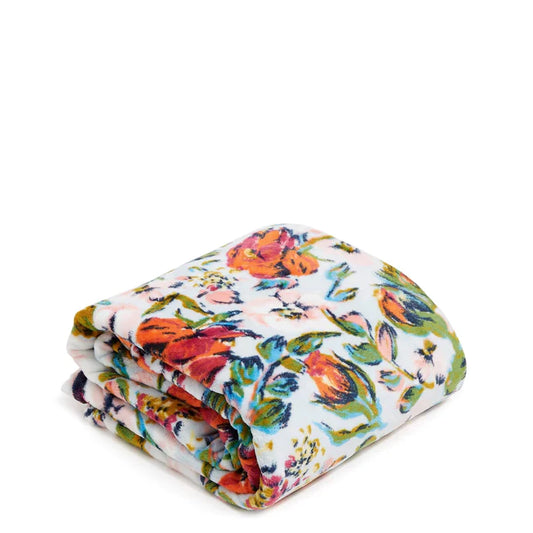 Vera Bradley Plush Throw Blanket - Sea Air Floral 651