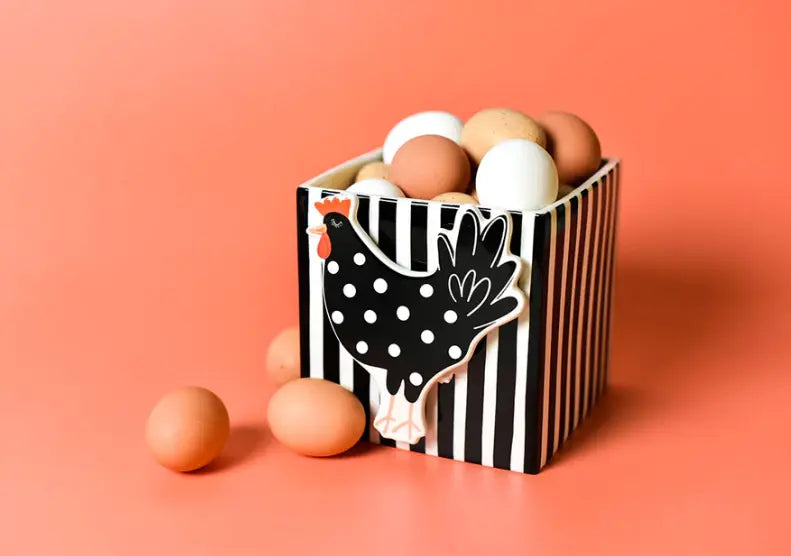 Polka Dot Chicken - Mini Attachment Cube View