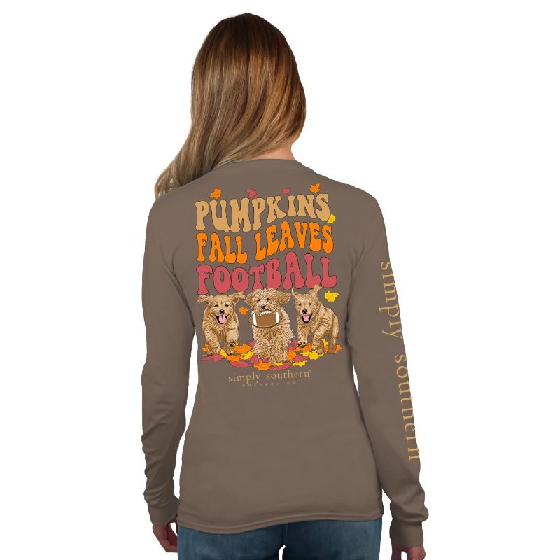 Simply Southern Fall Leaves Long Sleeve