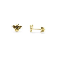 Queen Bee Stud Earing Front View