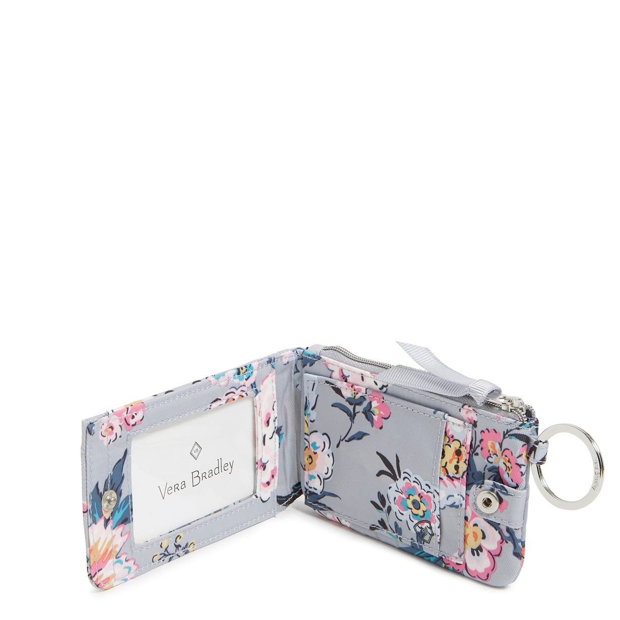 Vera Bradley RFID Deluxe Zip ID Case : Parisian Bouquet - Image 3