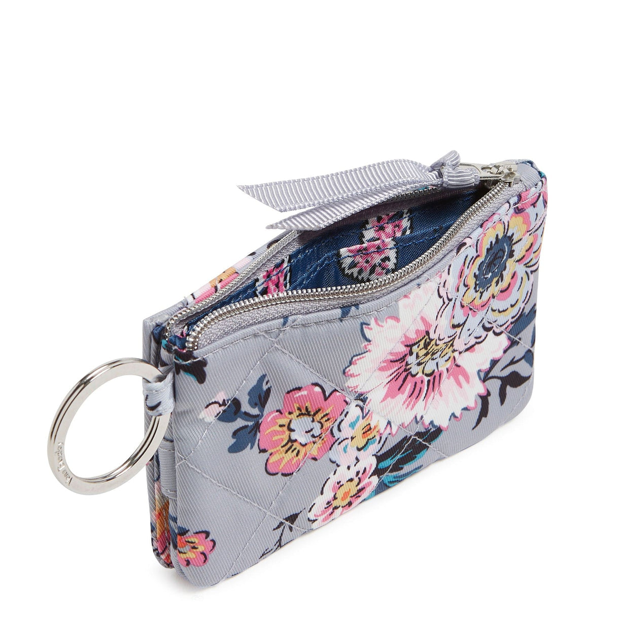 Vera Bradley RFID Deluxe Zip ID Case : Parisian Bouquet - Image 4