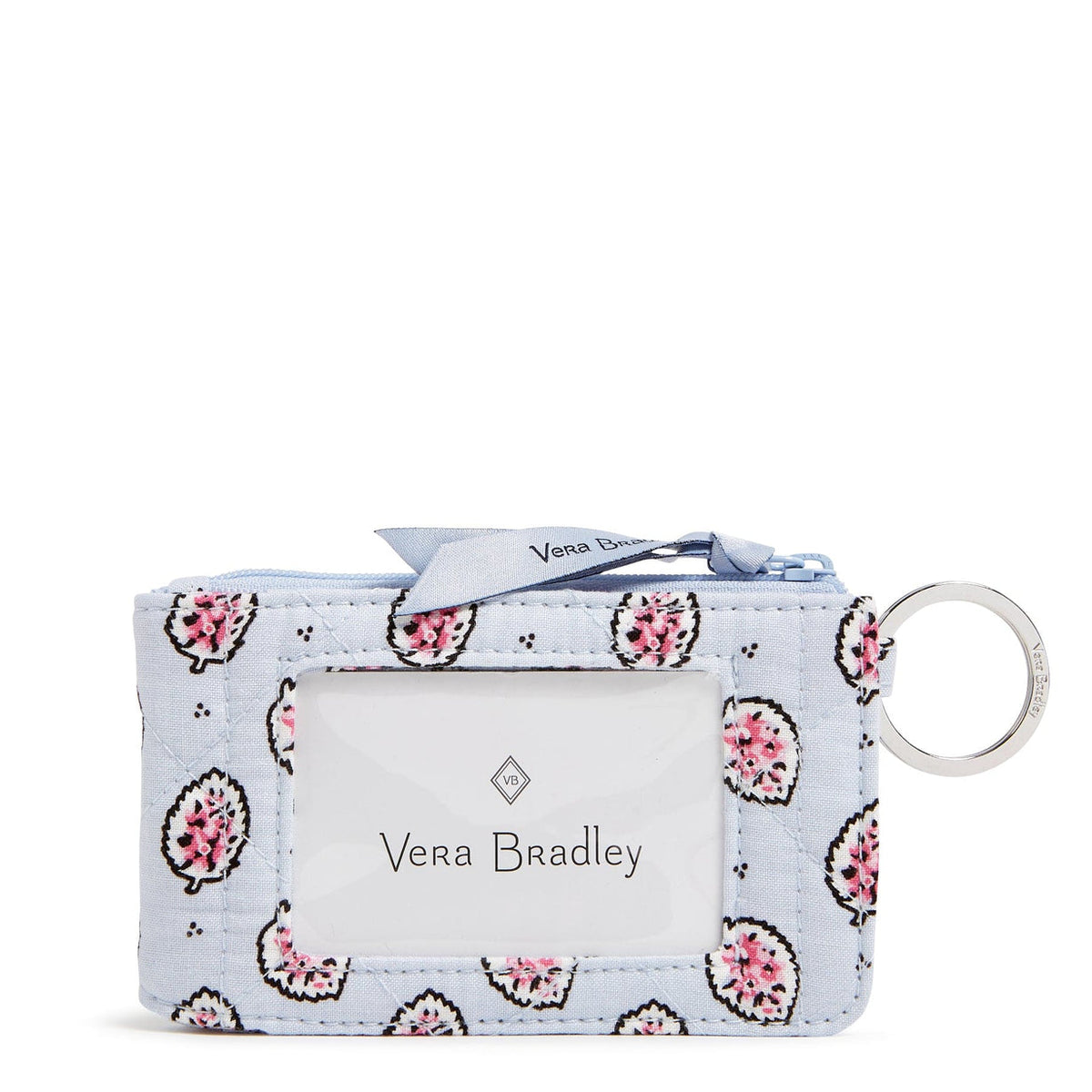 Vera Bradley RFID Deluxe Zip ID Case : Magnifique Leaf - Image 1