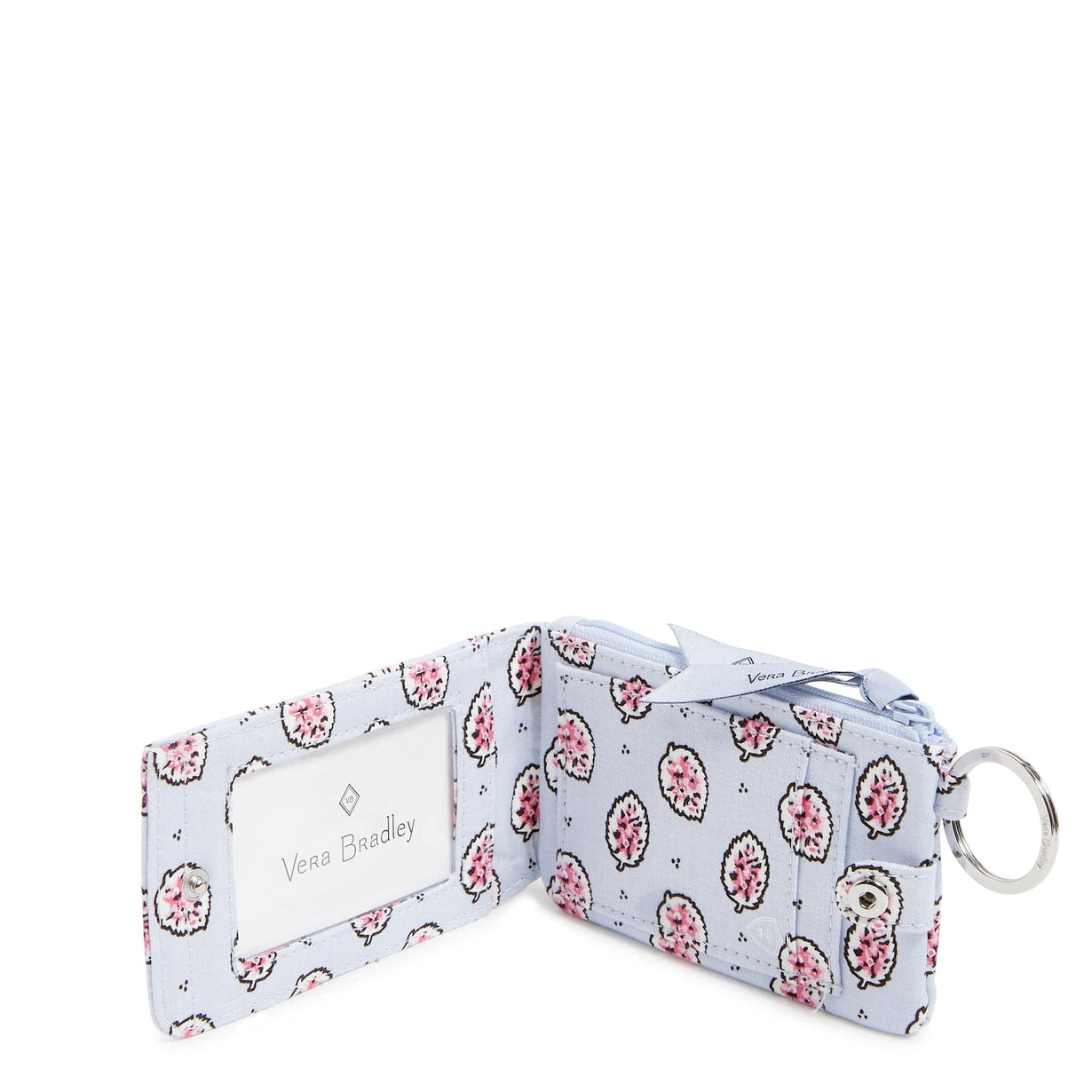 Vera Bradley RFID Deluxe Zip ID Case : Magnifique Leaf - Image 3