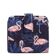 Vera Bradley RFID Finley Small Wallet - Flamingo Party
