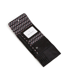 Vera Bradley RFID Riley Compact Wallet - Perennials Noir