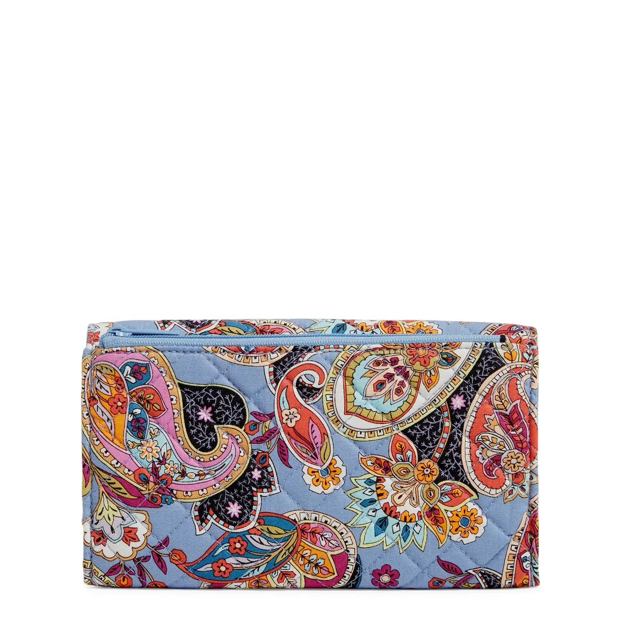 RFID Trifold Clutch Wallet - Provence Paisley