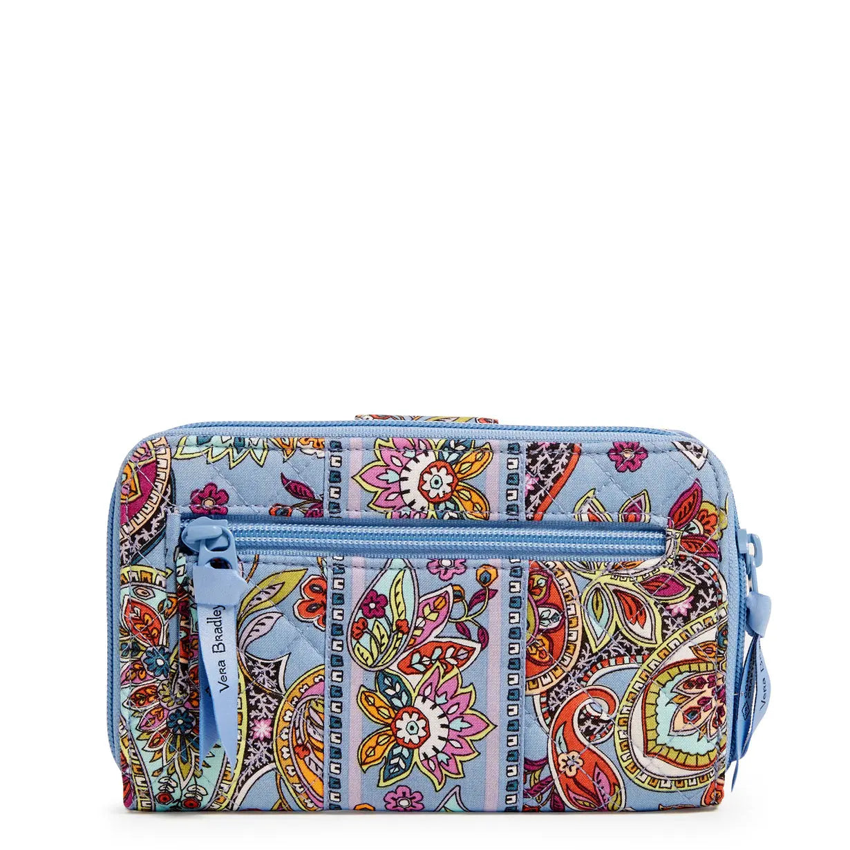 RFID Turnlock Wallet in Provence Paisley.