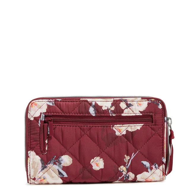 Vera Bradley RFID Turnlock Wallet Blooms and Branches.