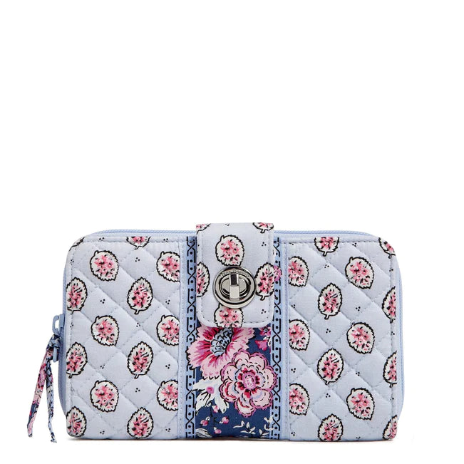 Vera Bradley RFID Turnlock Wallet - Magnifique Leaf