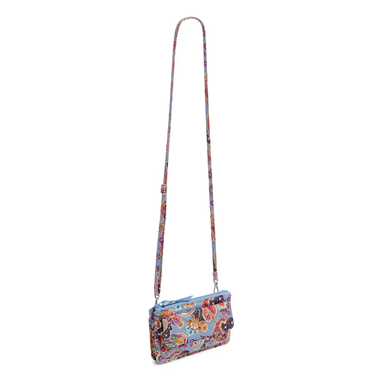 RFID Wallet Crossbody in Provence Paisley.