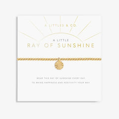 A Little Ray of Sunshine - Gold Bracelet Card View