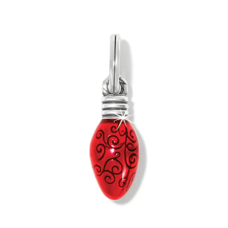 Red Holiday Bulb Charm Front View