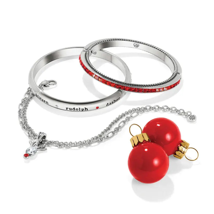 Reindeer Rock Bracelet Red