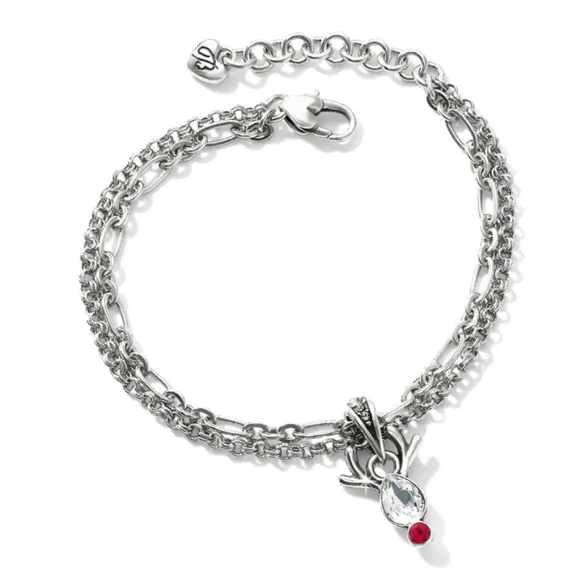 Reindeer Rock Bracelet Red Front View