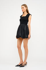 All black women's short sleeve dress from Daisy Mercantile.