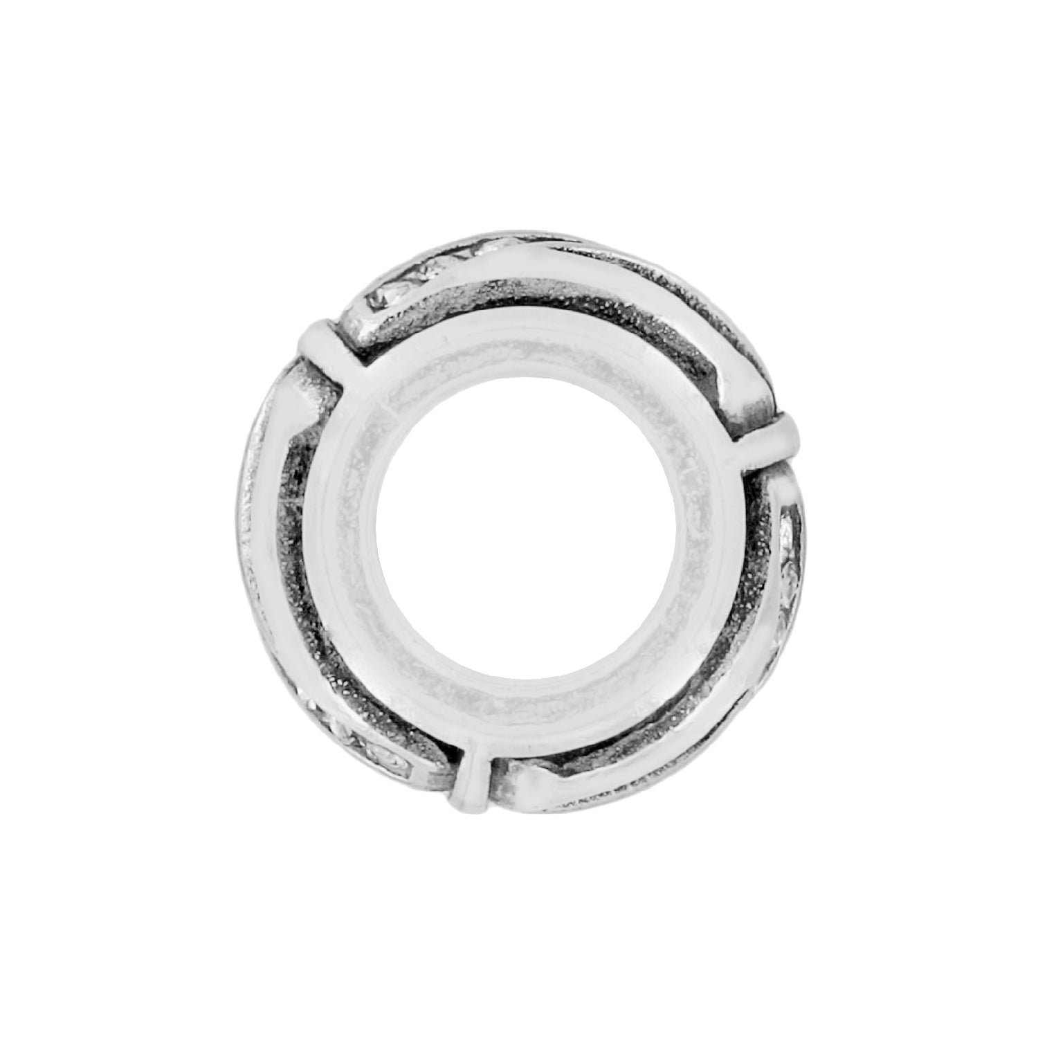 side view of Abc Silver Alpha Bead N