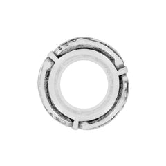 side view of Abc Silver Alpha Bead N