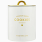 Ceramic Gold Foil Cookie Jar