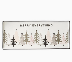 Christmas Village Ceramic Tray