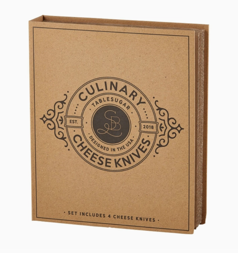 Culinary Cheese Knives Book Box