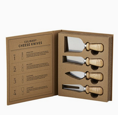 Culinary Cheese Knives Book Box