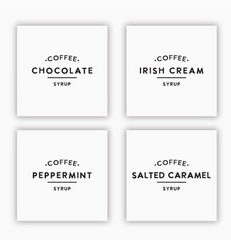 Glass Coffee Syrup Dispenser - Set Of 2