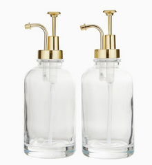 Glass Coffee Syrup Dispenser - Set Of 2