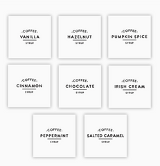 Glass Coffee Syrup Dispenser - Set Of 2