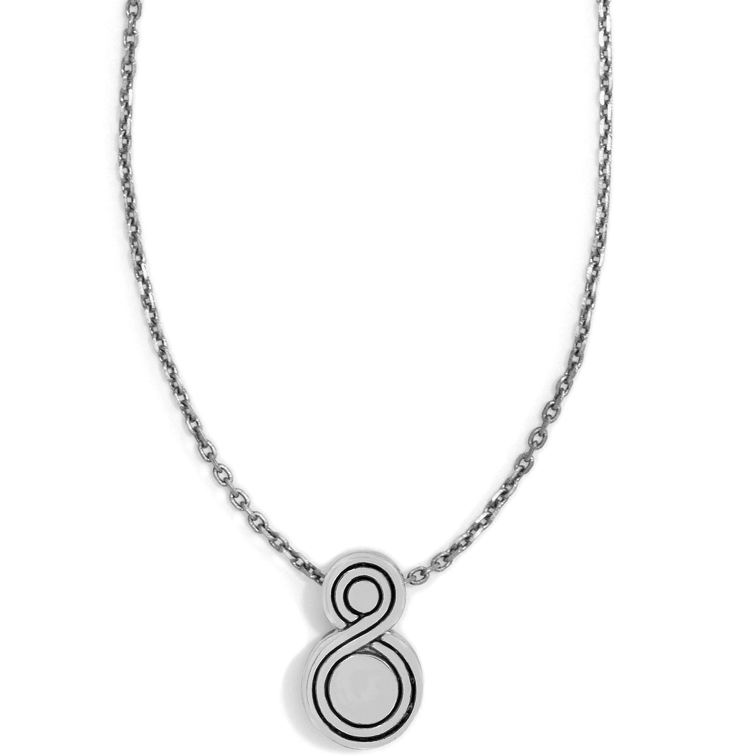 Infinity Sparkle Petite Necklace Back View