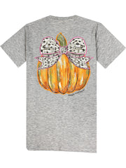 Bow Pumpkin Short Sleeve Tee