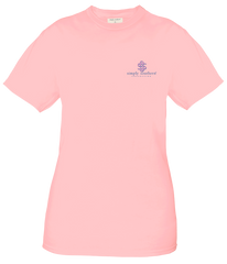 The front of the pink Simply Southern Shirt.