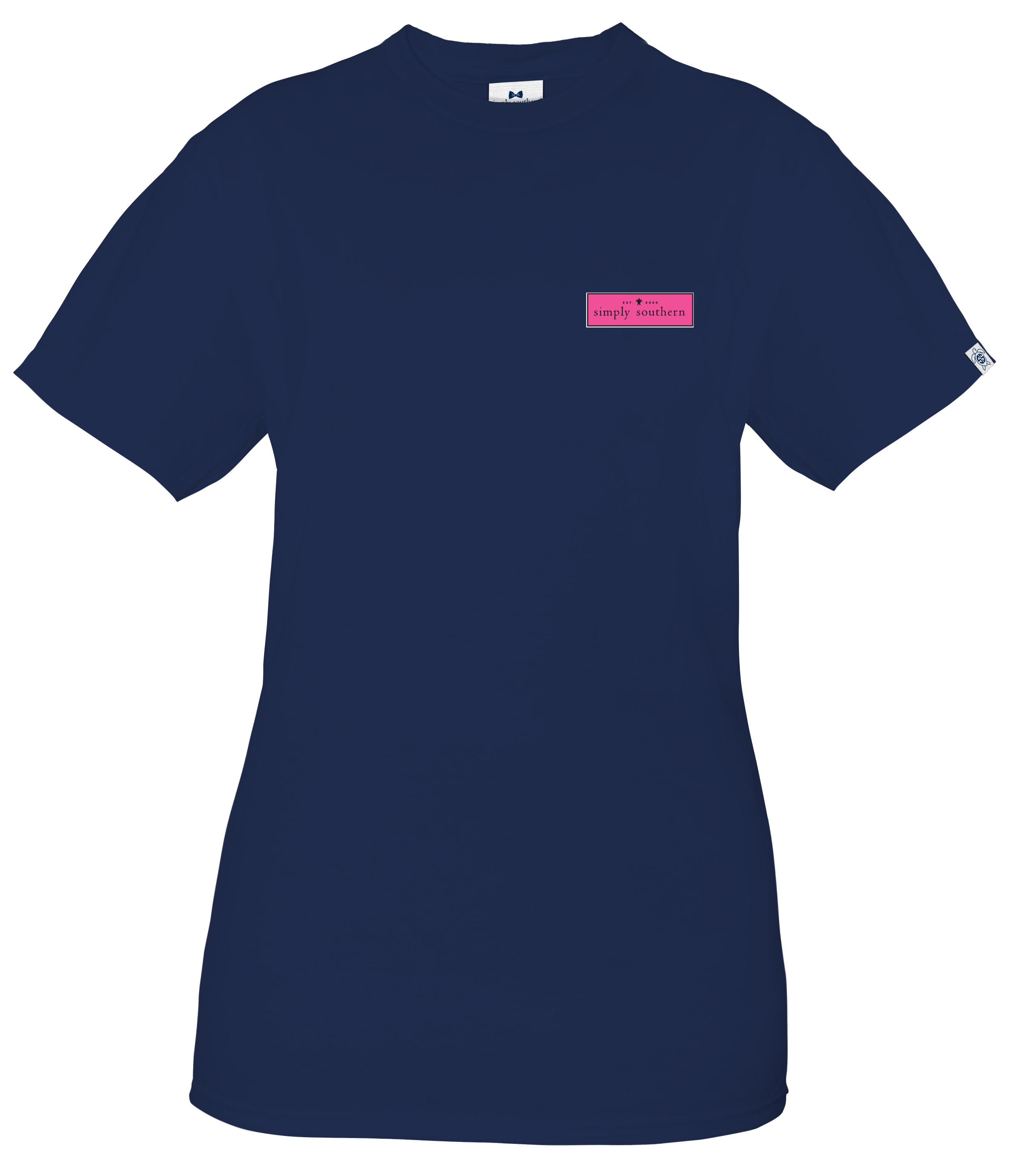 Women's Pineapple Oyster Short Sleeve Tee with the Simply Southern logo on the left chest.