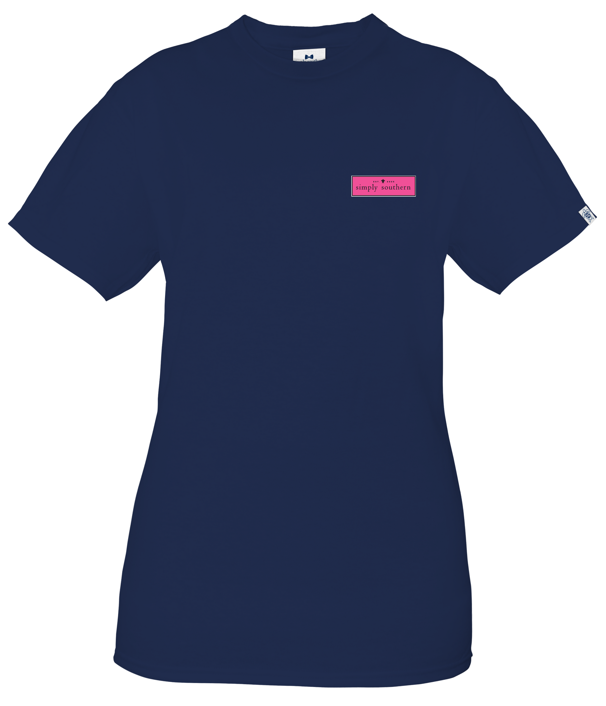 Women's Pineapple Oyster Short Sleeve Tee with the Simply Southern logo on the left chest.