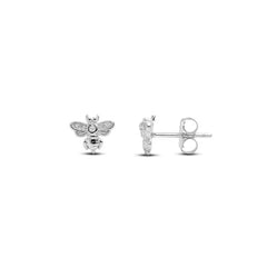 STIA Jewelry Queen Bee Stud Earring - Silver