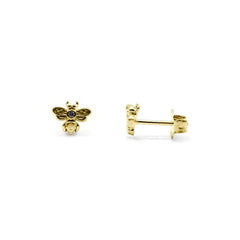 STIA Jewelry Queen Bee Stud Earring - Gold