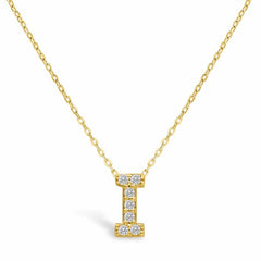 STIA Jewelry Letter Of Mine, Let It Shine Initial Necklace - I