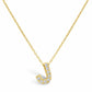 STIA Jewelry Letter Of Mine, Let It Shine Initial Necklace - J