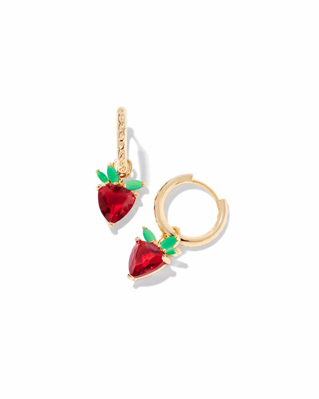 Strawberry Huggie Earrings