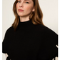 Color Block Mock Neck Pullover
